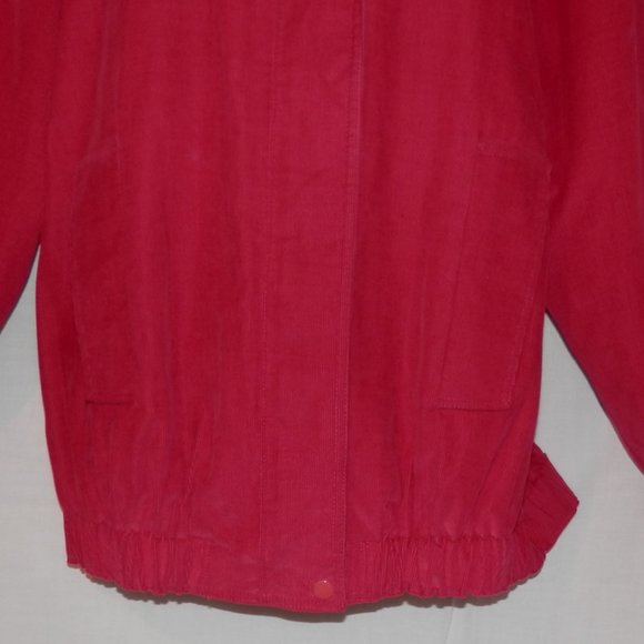 Hunt Valley 20 Corduroy Zip Lined Jacket Pink H518 - Picture 4 of 6